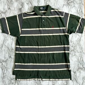 Polo by Ralph Lauren | men’s size XXL vintage 90s single stitch polo striped